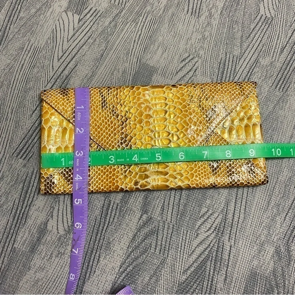 Abas Snakeskin Envelope Clutch/Wallet